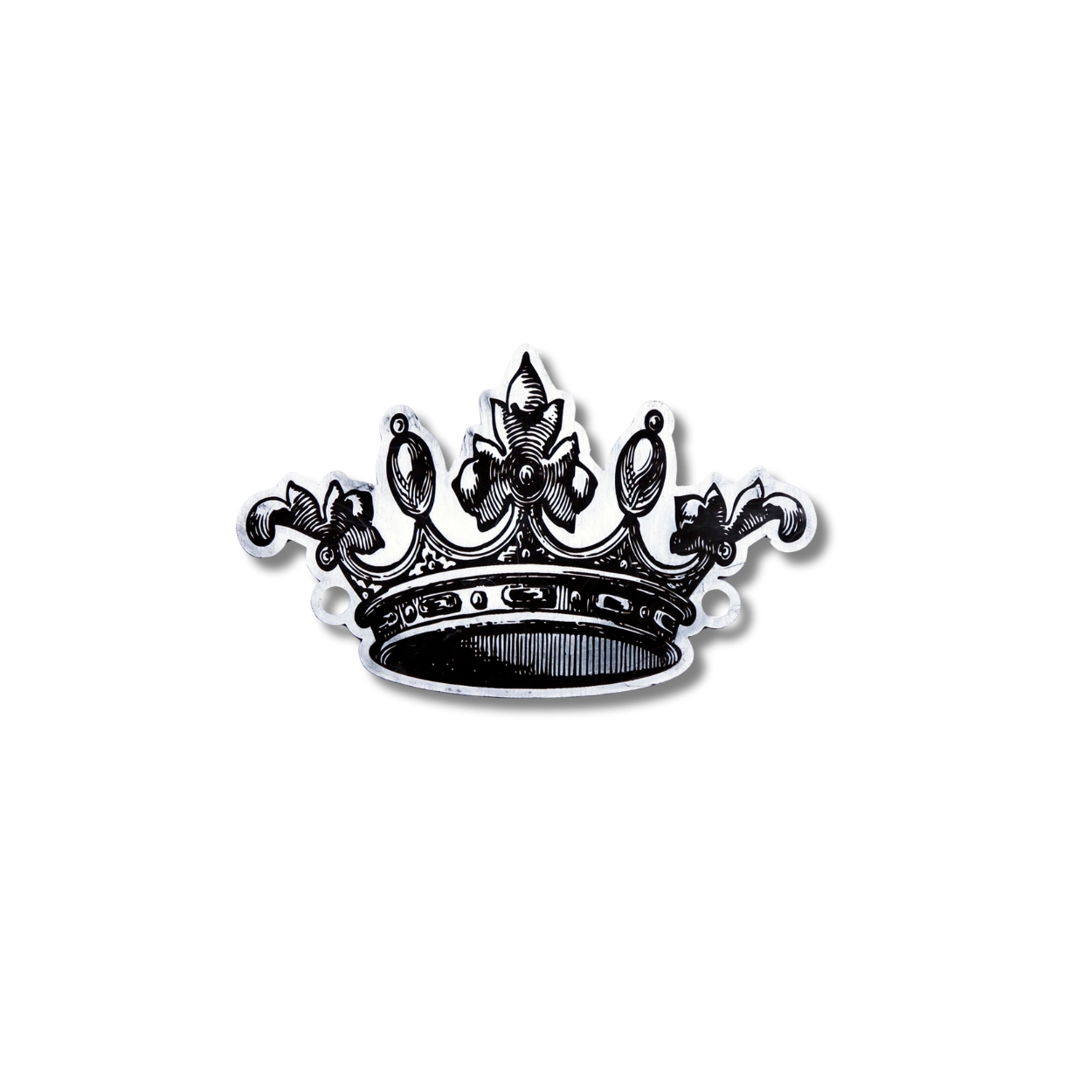 Aluminum Crown Badge
